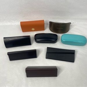 Lot of sunglasses cases